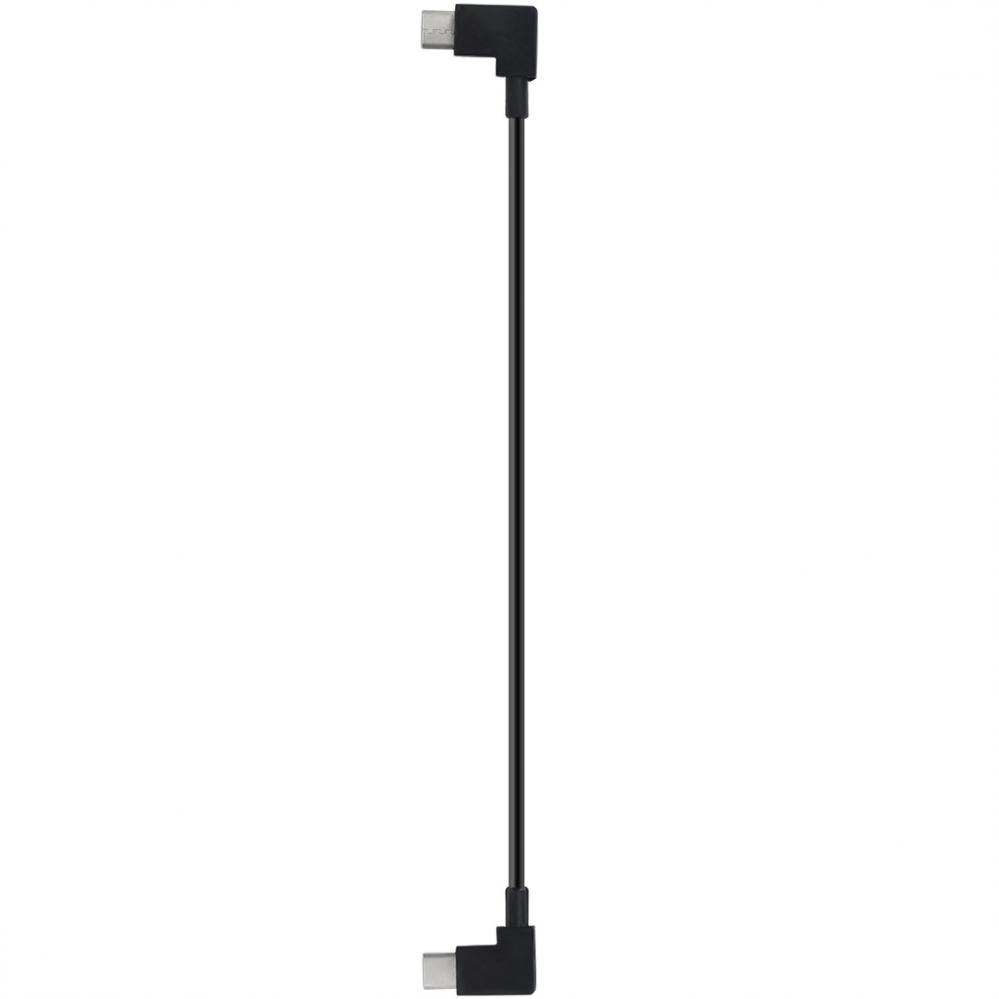 Micro USB-kabel till USB Type-C 15cm för drönare med vinklade kontakter
