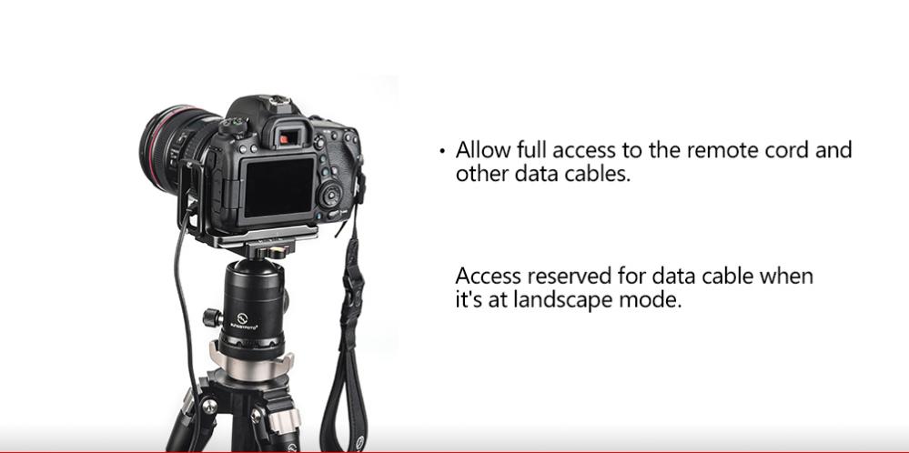 Sunwayfoto L-Bracket för Canon EOS 6D Mark II
