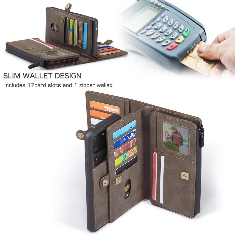 Plånboksfodral med magnetskal för Samsung Galaxy S20 Ultra - CaseMe