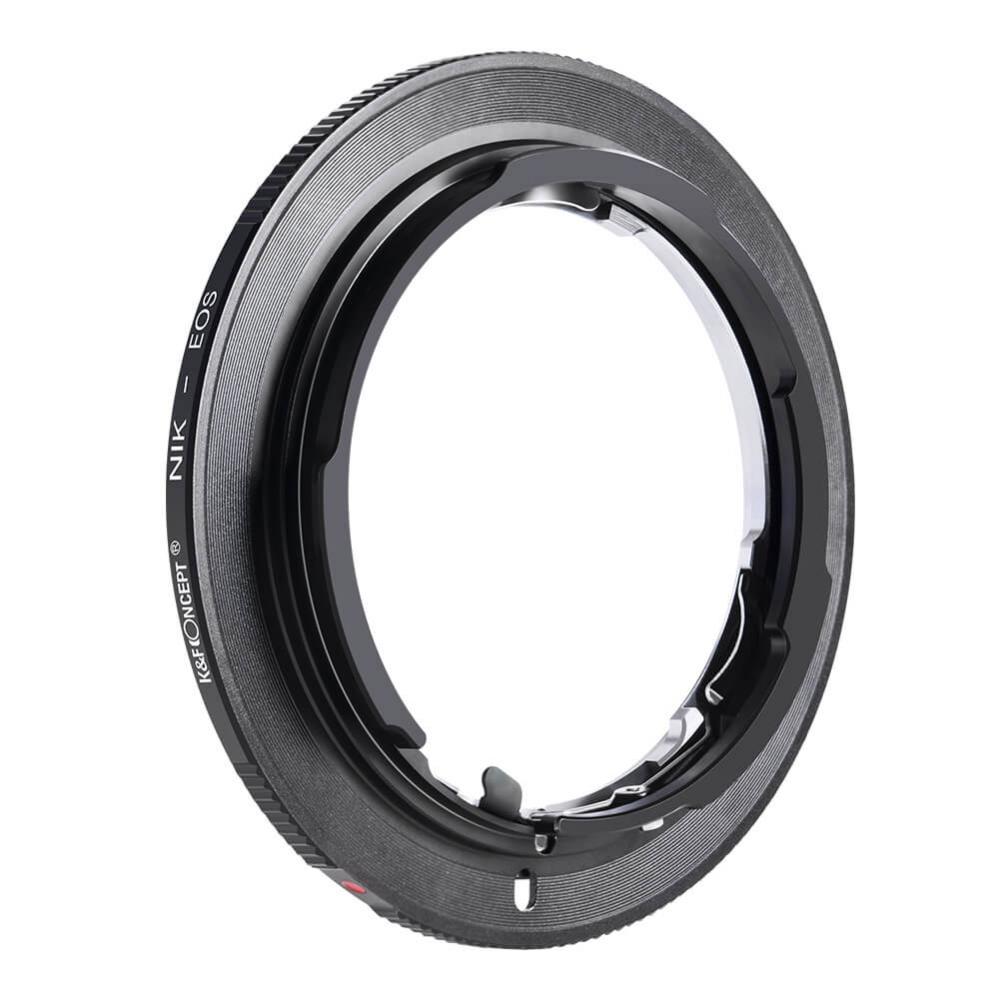 K&F Objektivadapter till Nikon F objektiv för Canon EOS kamerahus