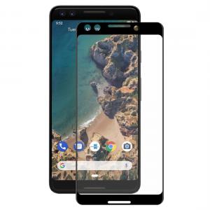  Skärmskydd med Svart ram för Google Pixel 3 av härdat glas