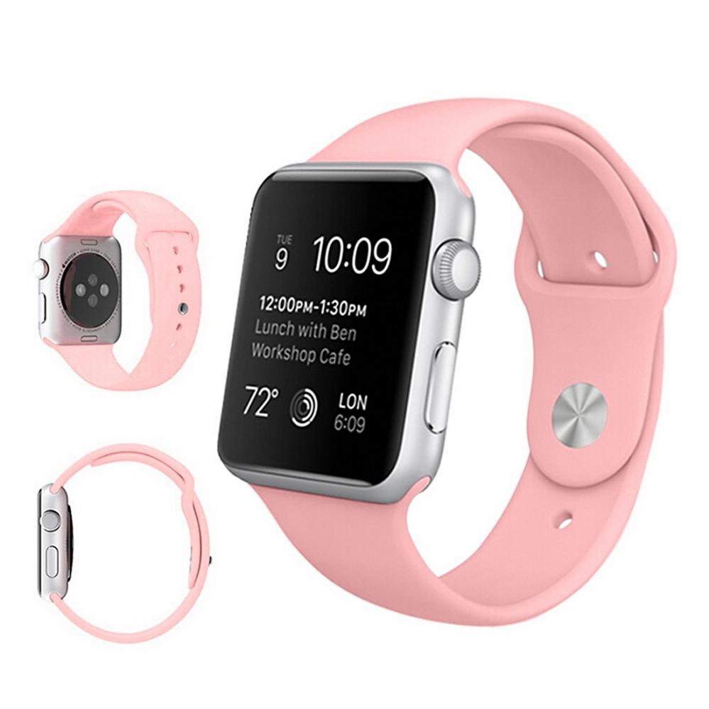  Armband fr Apple Watch 38/40/41mm silikon Rosa