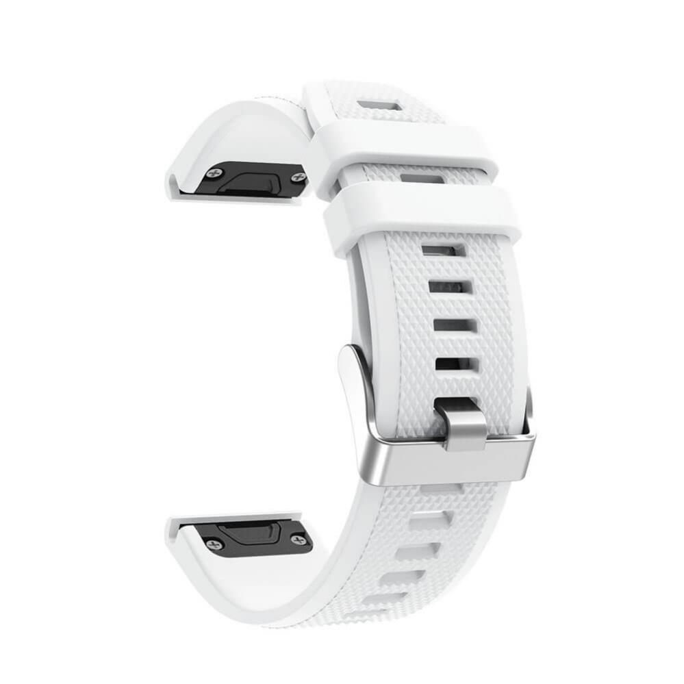 Silikonarmband Vit mönster för Garmin Fenix 5/5Pro/6/6Pro