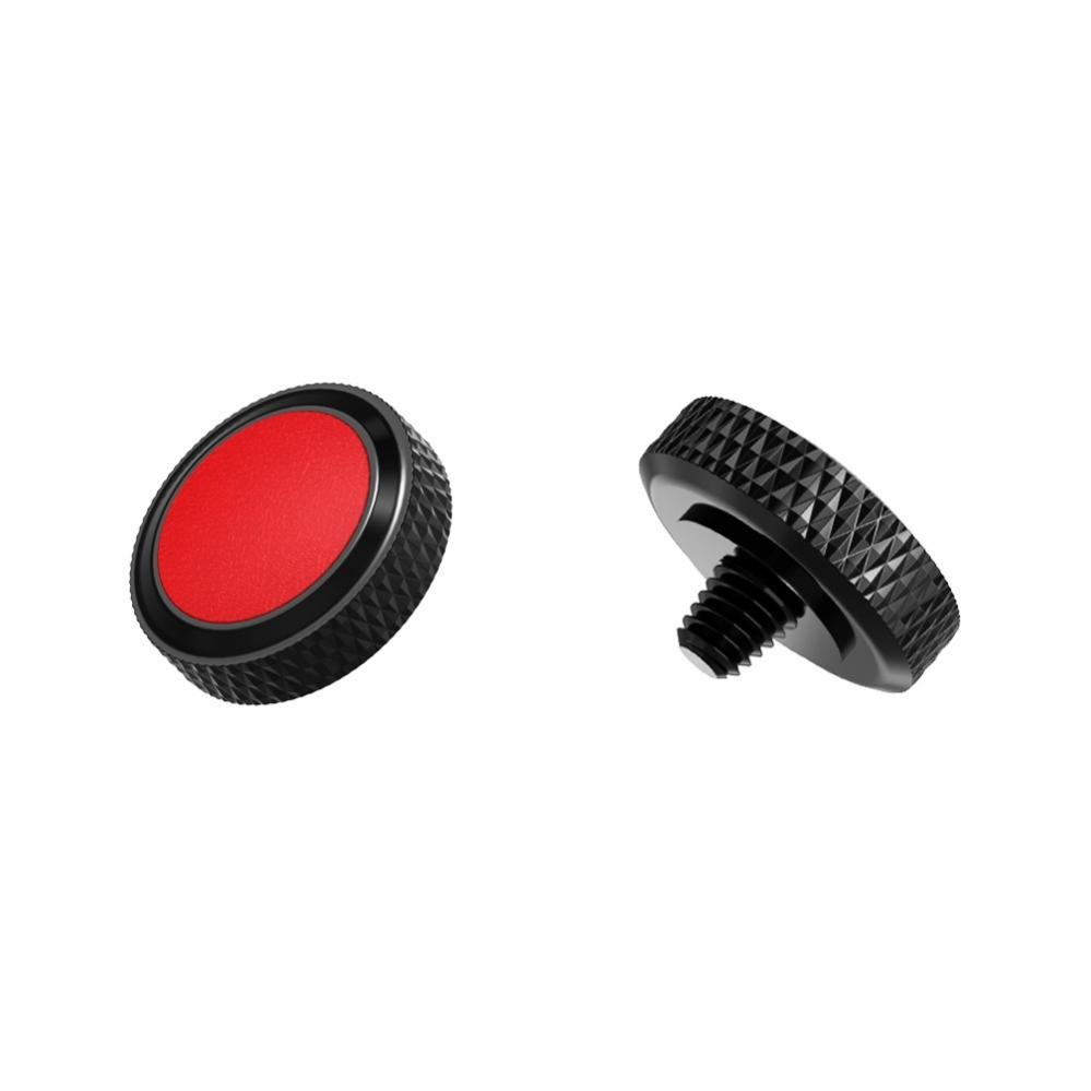 JJC Deluxe avtrycksknapp - Svart & Röd