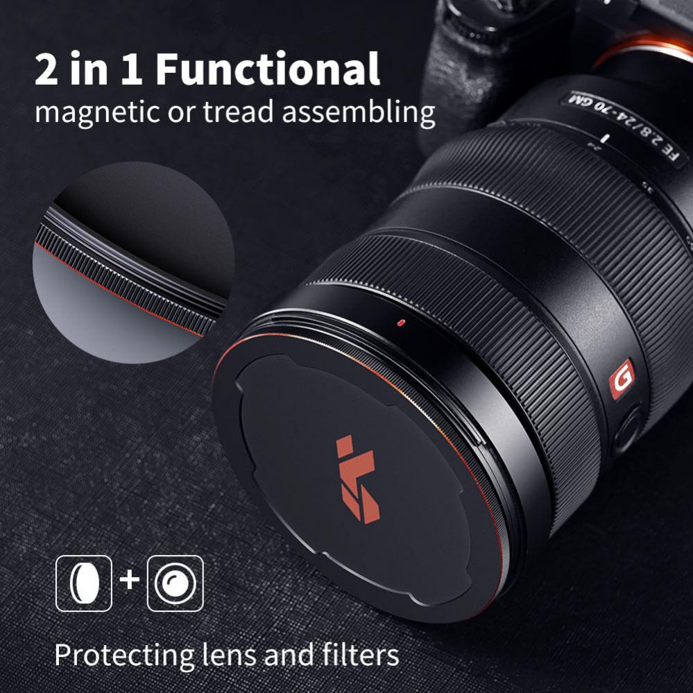  K&F Concept Magnetisk Black Mist 1/4 filter med adapterring & magnetlock