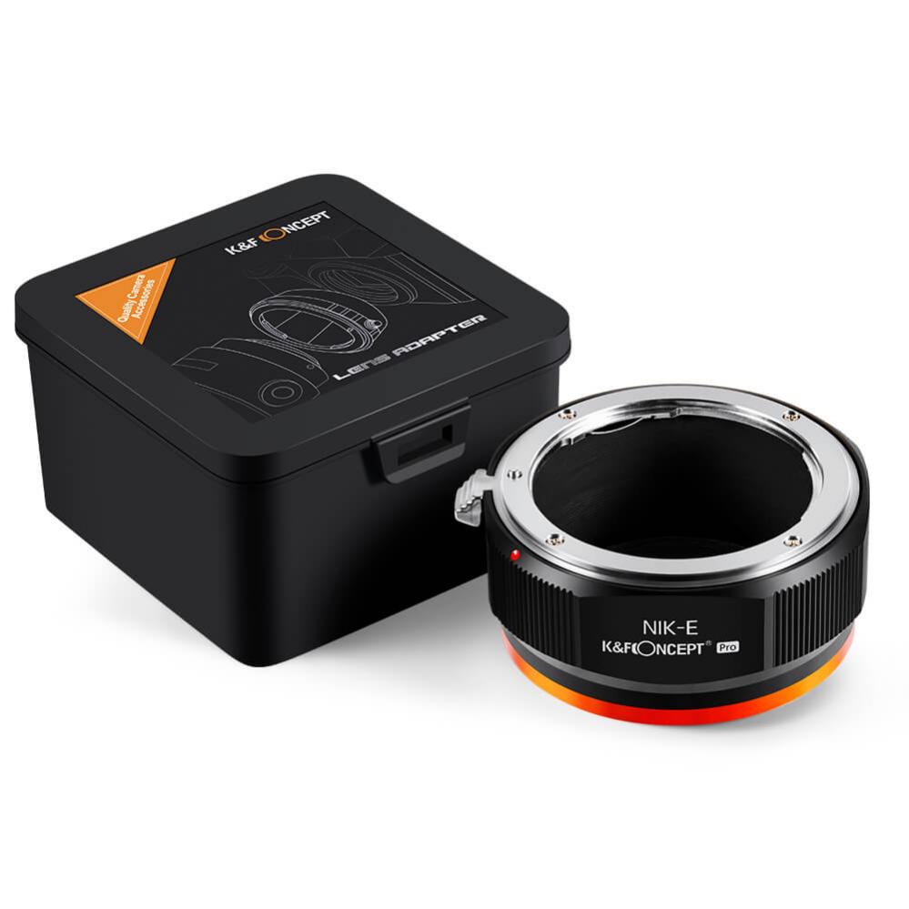 K&F Objektivadapter Pro till Nikon F objektiv för Sony E kamerahus