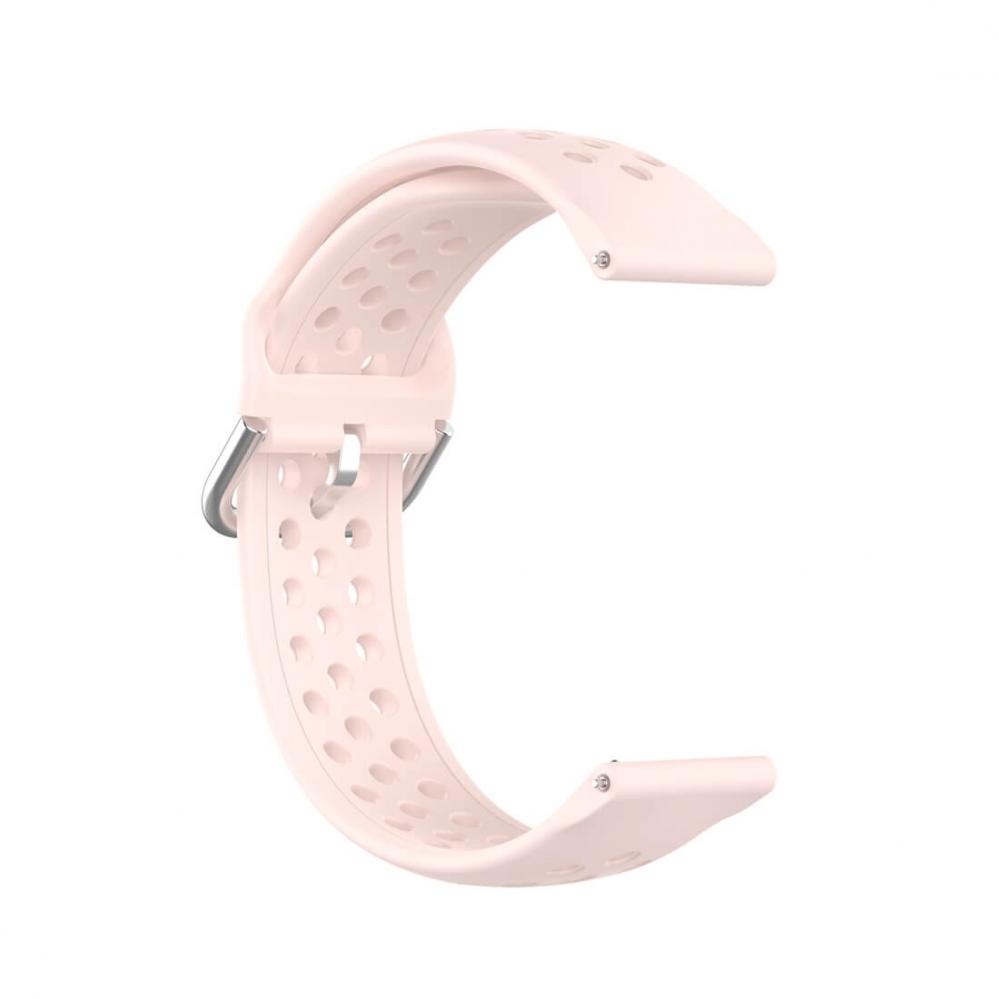 Silikonarmband för Smartwatch Rosa 20mm Universal modell