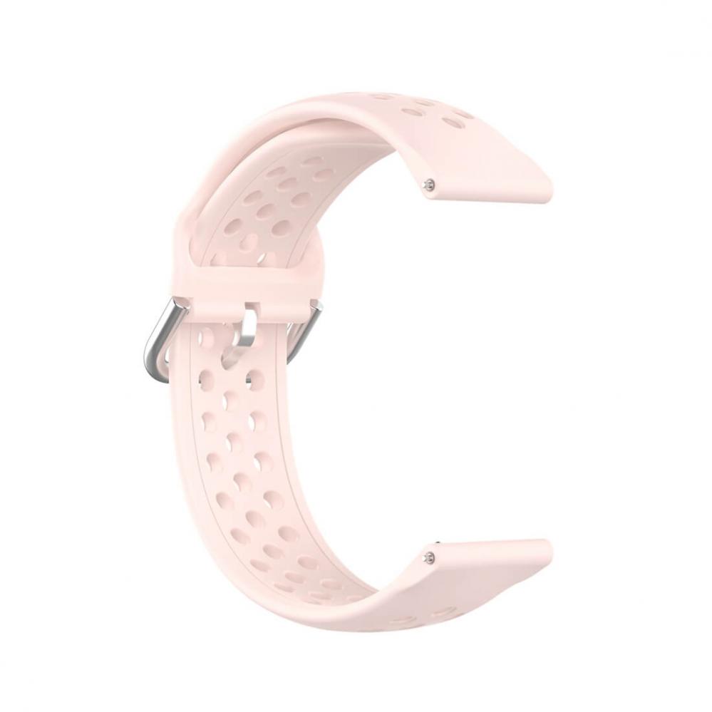  Silikonarmband fr Smartwatch Rosa 20mm Universal modell