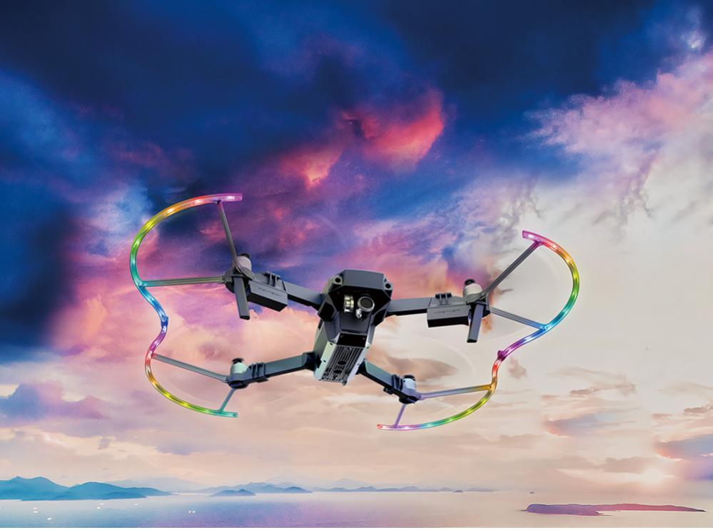 PGYTECH Propellerskydd med lysdioder för Mavic Pro
