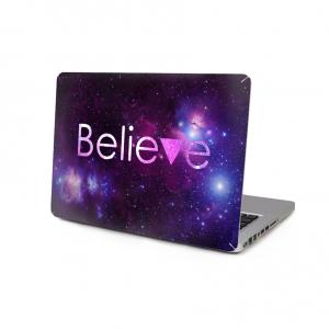  Skin för för Macbook 12-tum - Believe triangel rosa & blå