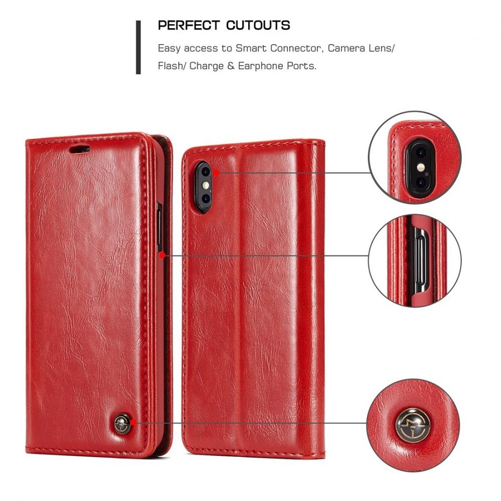 Flipfodral med kortplats för iPhone X - CaseMe
