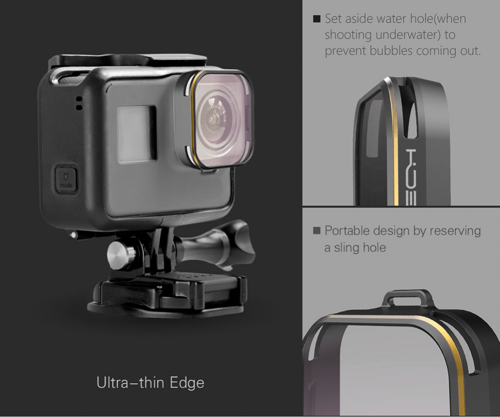 PGYTECH ND-filter för GoPro Hero 5