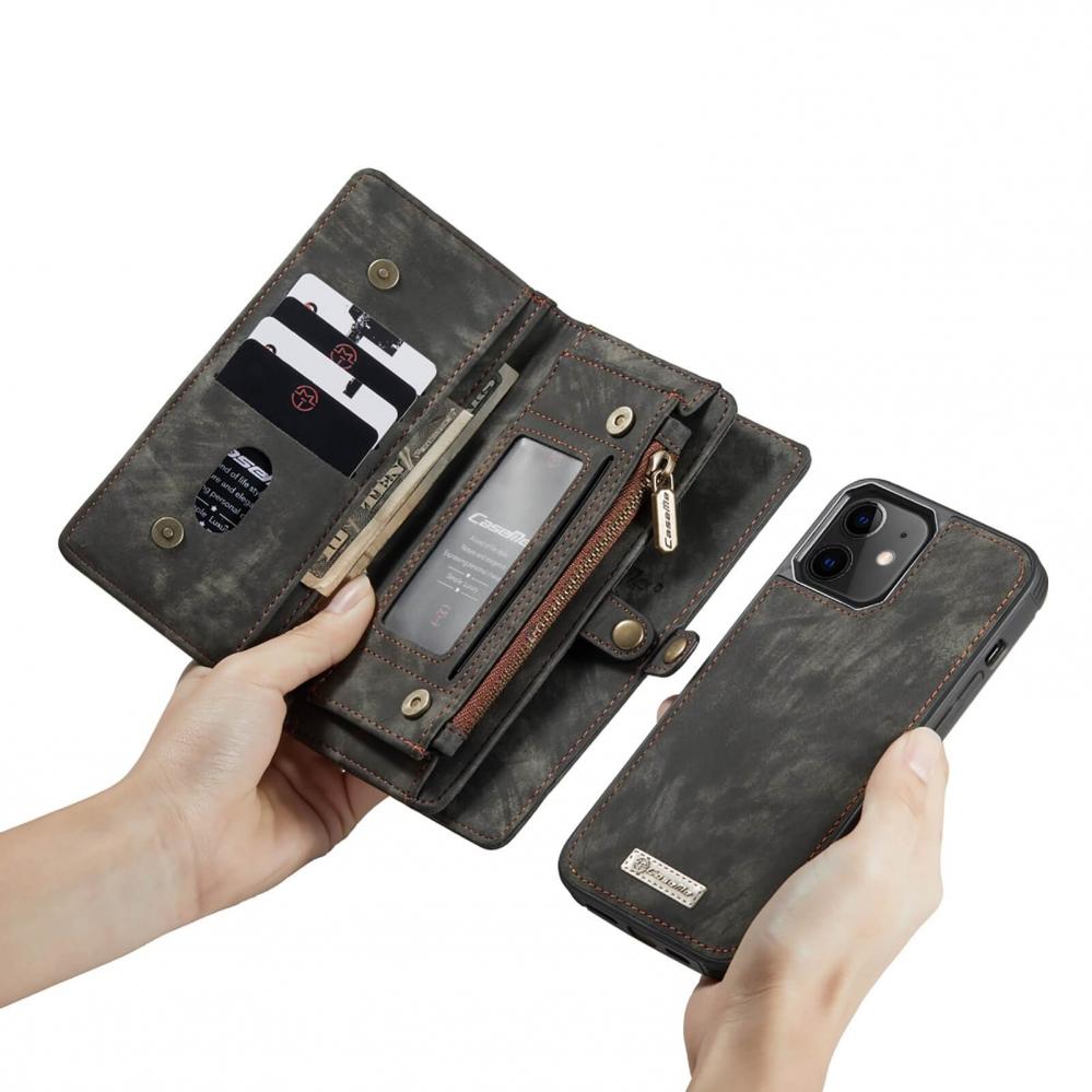  CaseMe Plnboksfodral med magnetskal fr iPhone 12 Mini