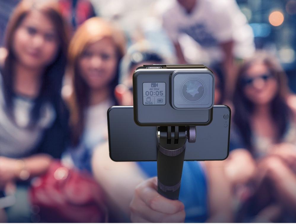 PGYTECH Handhållen Selfiepinne Mini/ Ministativ för Actionkameror/kameror