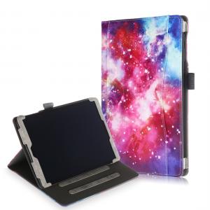  Fodral med sedelfack för Galaxy Tab A 10.1 (2019) med rymdmönster