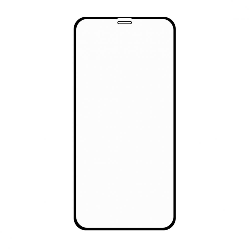 Skärmskydd med Svart ram för iPhone 11 Pro / X / XS av härdat glas