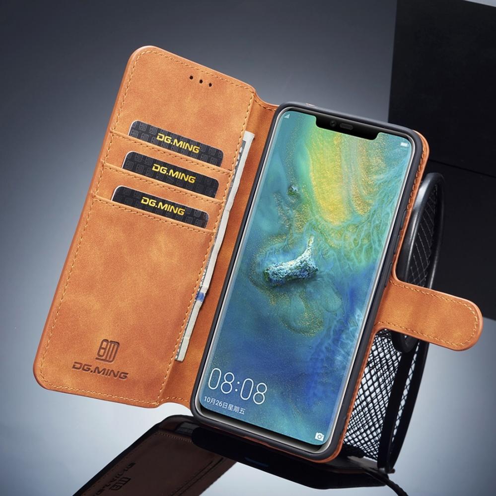  DG.MING Plnboksfodral fr Huawei Mate 20 Pro med stilren design Svart