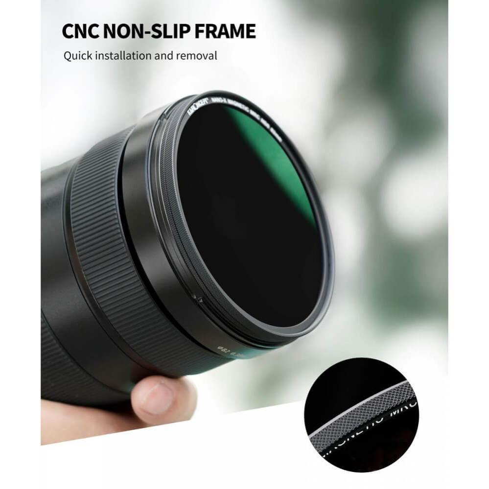 K&F Concept Magnetisk ND-filter ND8 med adapterring & magnetlock