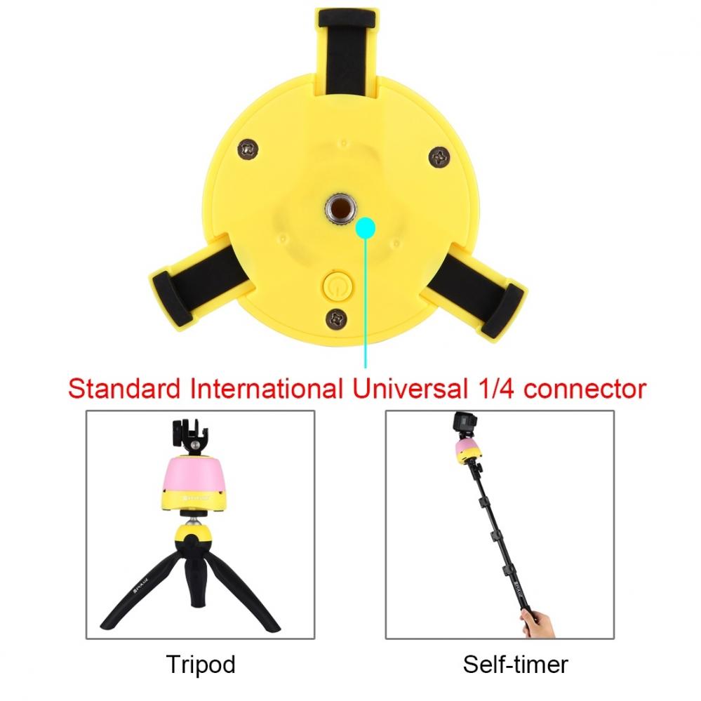  Puluz Rotationshuvud 360 grader+ fjrr+ GoPro-adapter+ mobiladapter