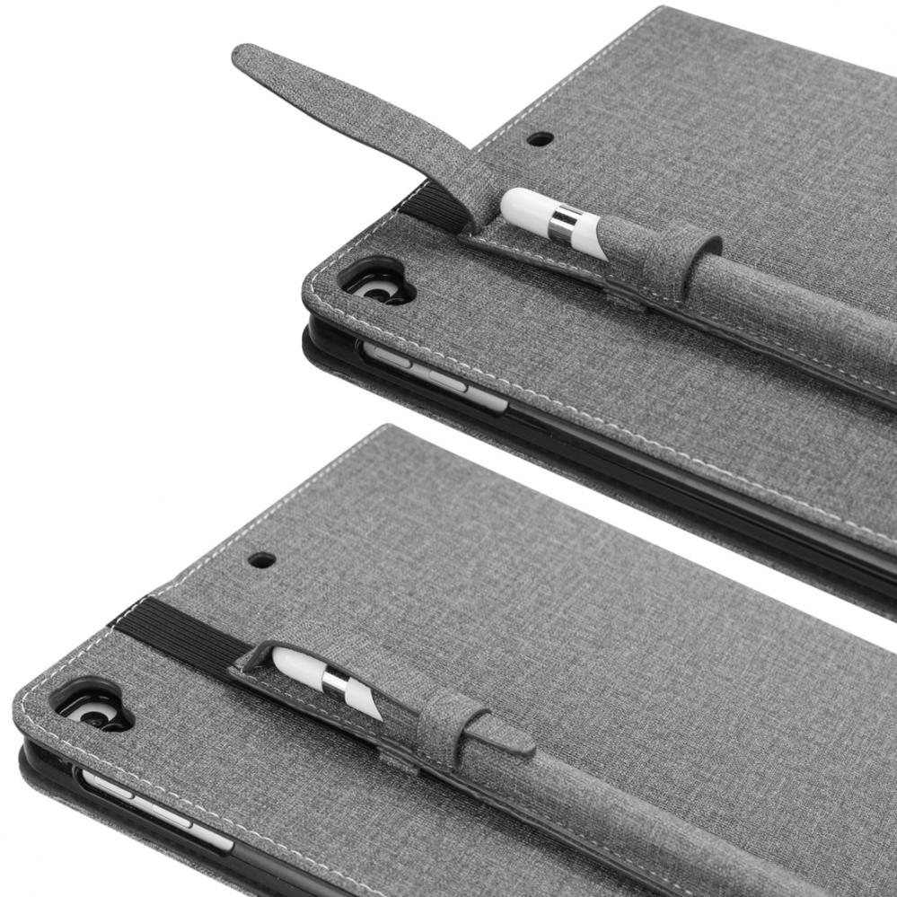 Fodral för iPad 9.7 - Med pennfack Grå