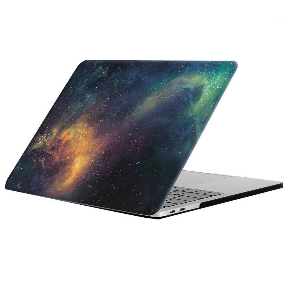  Skal fr Macbook Pro 13.3-tum - Rymdmnster Grn & Bl (A1706 / A1708)