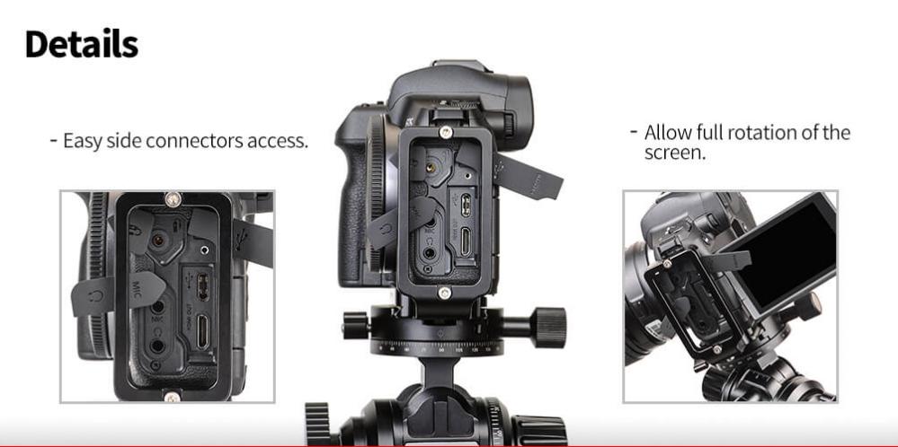 Sunwayfoto L-Bracket för Canon EOS R