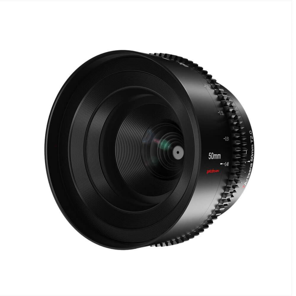  7Artisans 50mm T2.0 Fullformat Cinema Objektiv fr Sony E