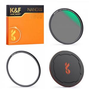  K&F Concept Magnetisk ND-filter ND8 med adapterring & magnetlock