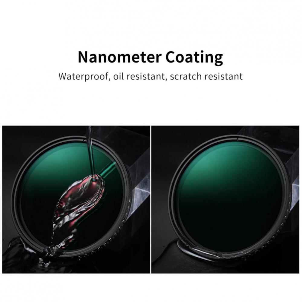 K&F Concept Justerbart ND-Filter ND8-ND2000
