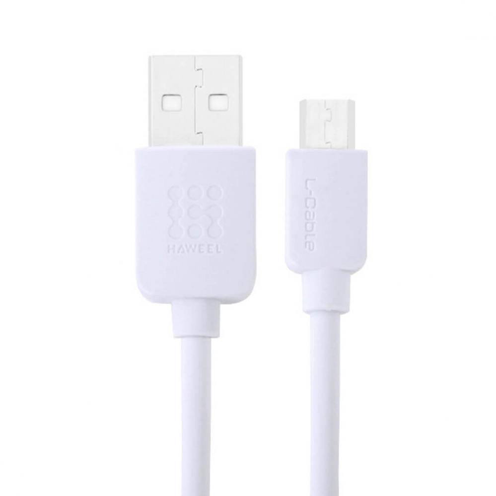  Haweel Micro USB till USB laddningskabel 3m