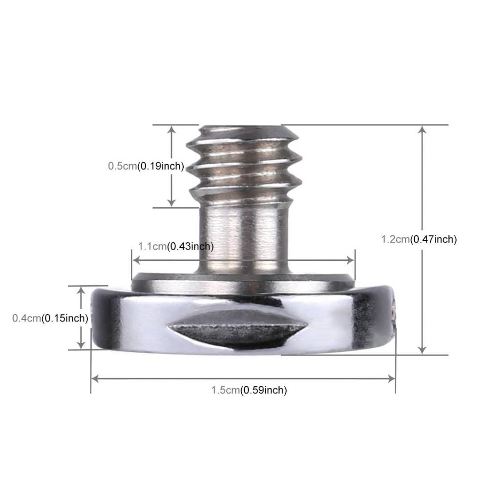  Puluz D-ring 1/4-tum hane med gla