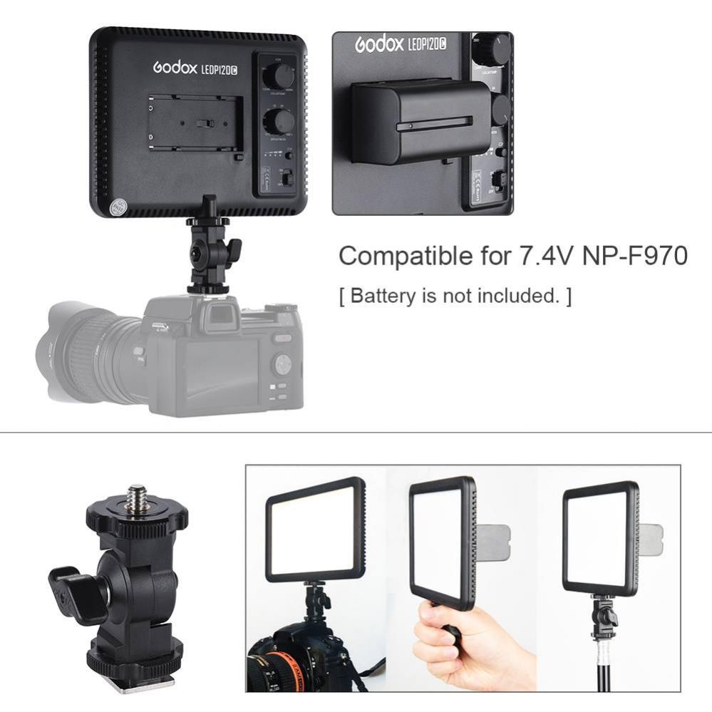 Godox LEDP120C Ultratunt kontinuerligt videoljus 17.5x13cm