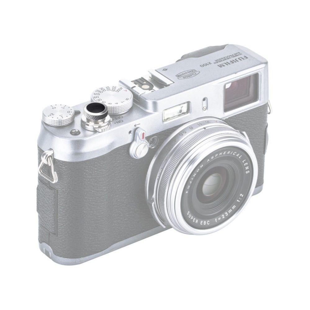 JJC Deluxe avtryckarknapp - Silver & Svart