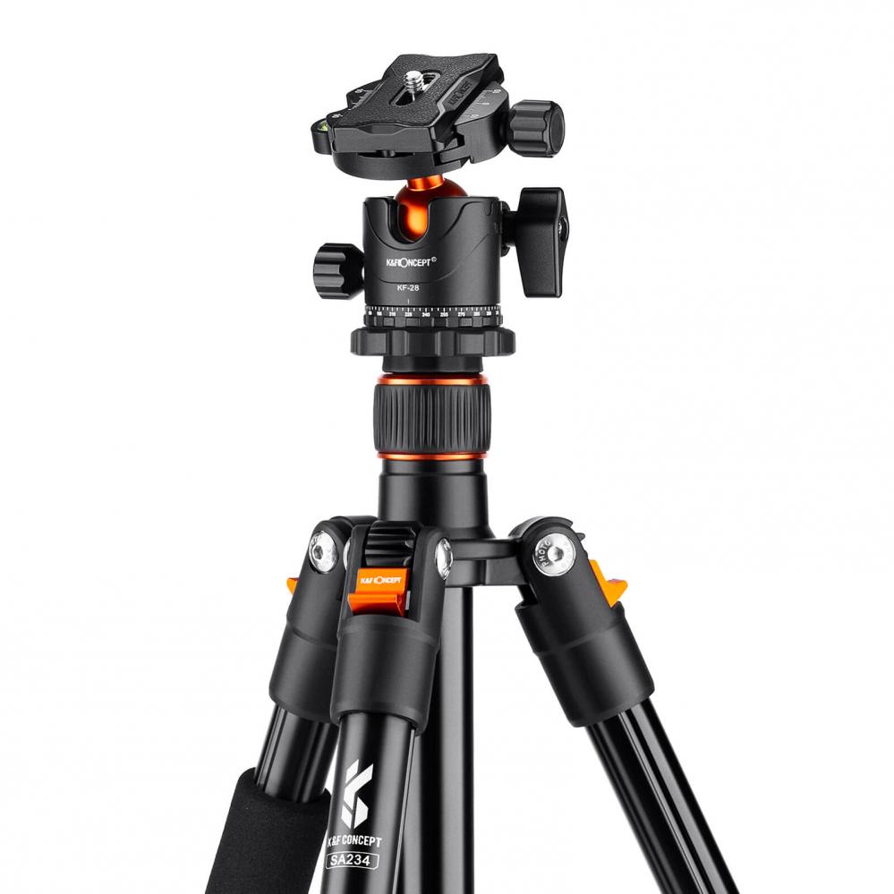 K&F Concept Kamerastativ med Panorama kulled 163cm