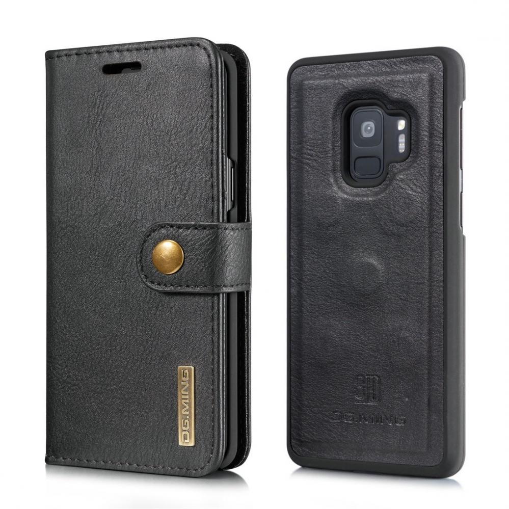 Plånboksfodral med magnetskal för Galaxy S9 - DG.MING