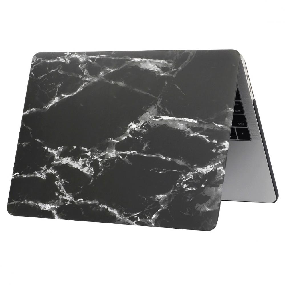  Skal fr Macbook Pro 13.3-tum - Marmor svart vit (A1706/A1708)