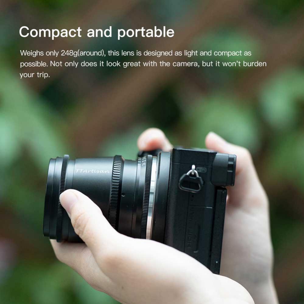  TTartisan 17mm f/1.4 Vidvinkelobjektiv APS-C för Sony E