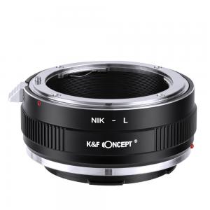  K&F Concept Objektivadapter till Nikon F objektiv för Leica L kamerahus