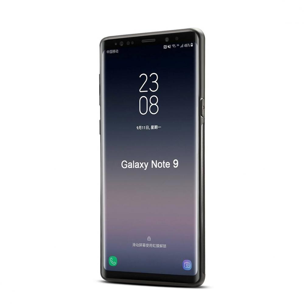  Dibase fr Galaxy Note 9 - Skal med kortplats fr PU-lder