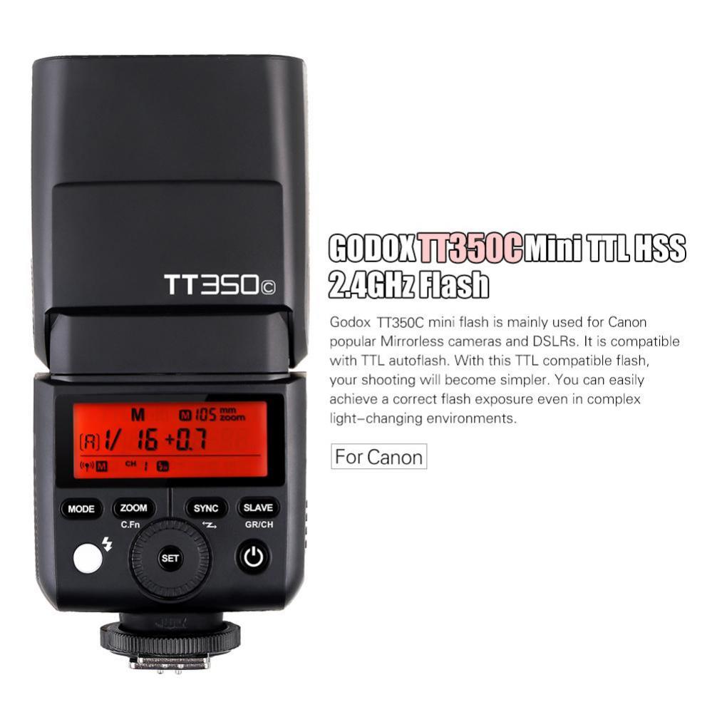  Godox TT350C Mini Thinklite TTL Speedlight