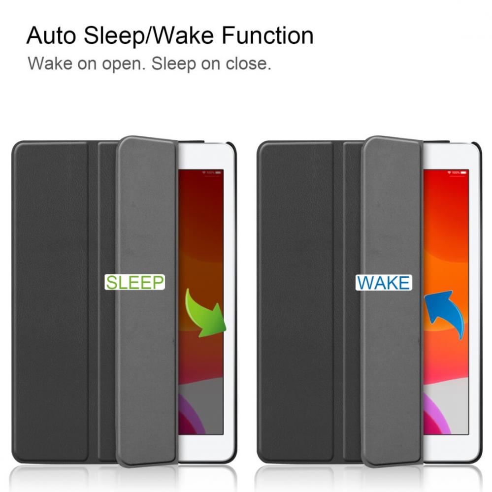 Fodral för iPad 10.2 med Sleep/ Wake-up funktion Svart