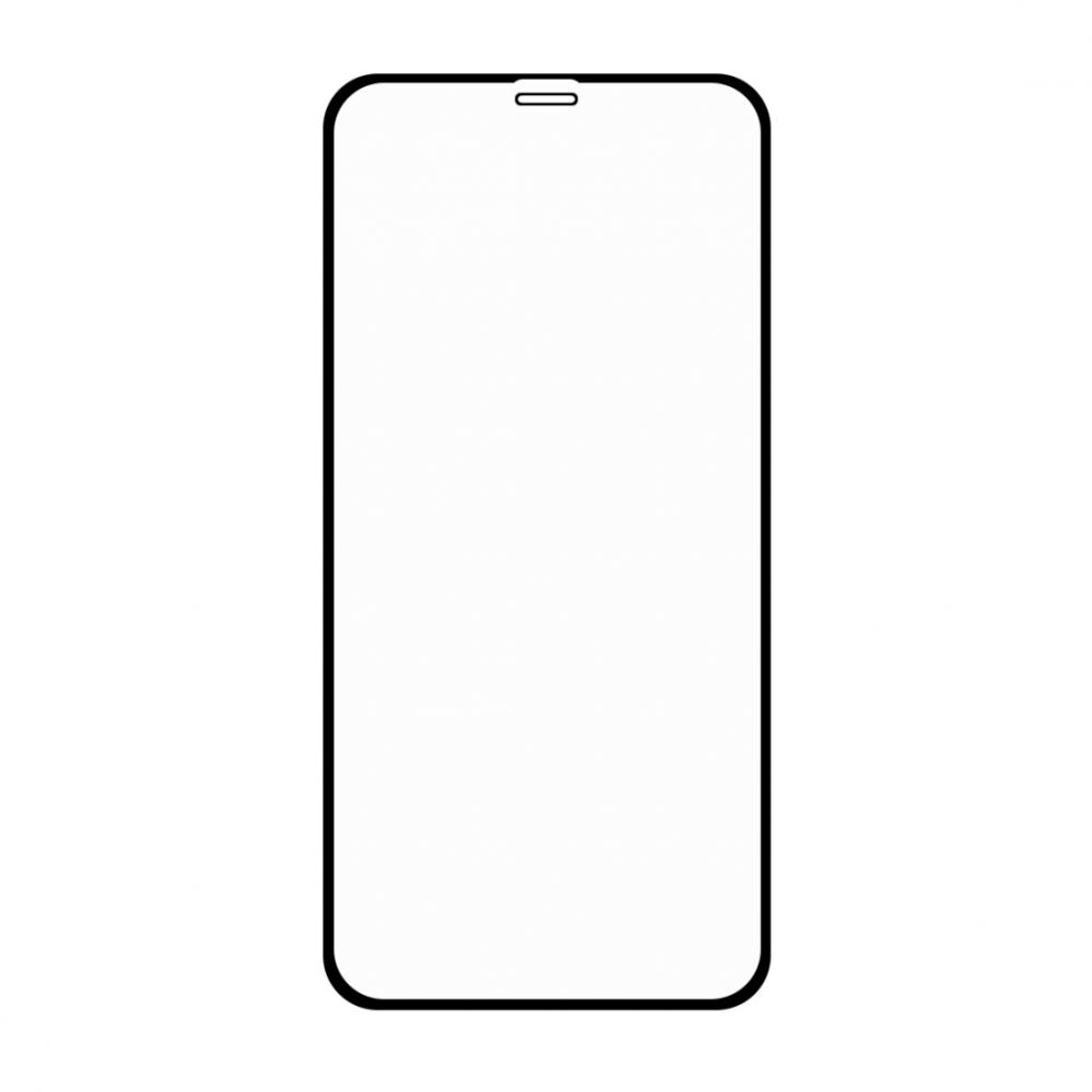 Skärmskydd med Svart ram för Skärmskydd 9H för iPhone XR av härdat glas