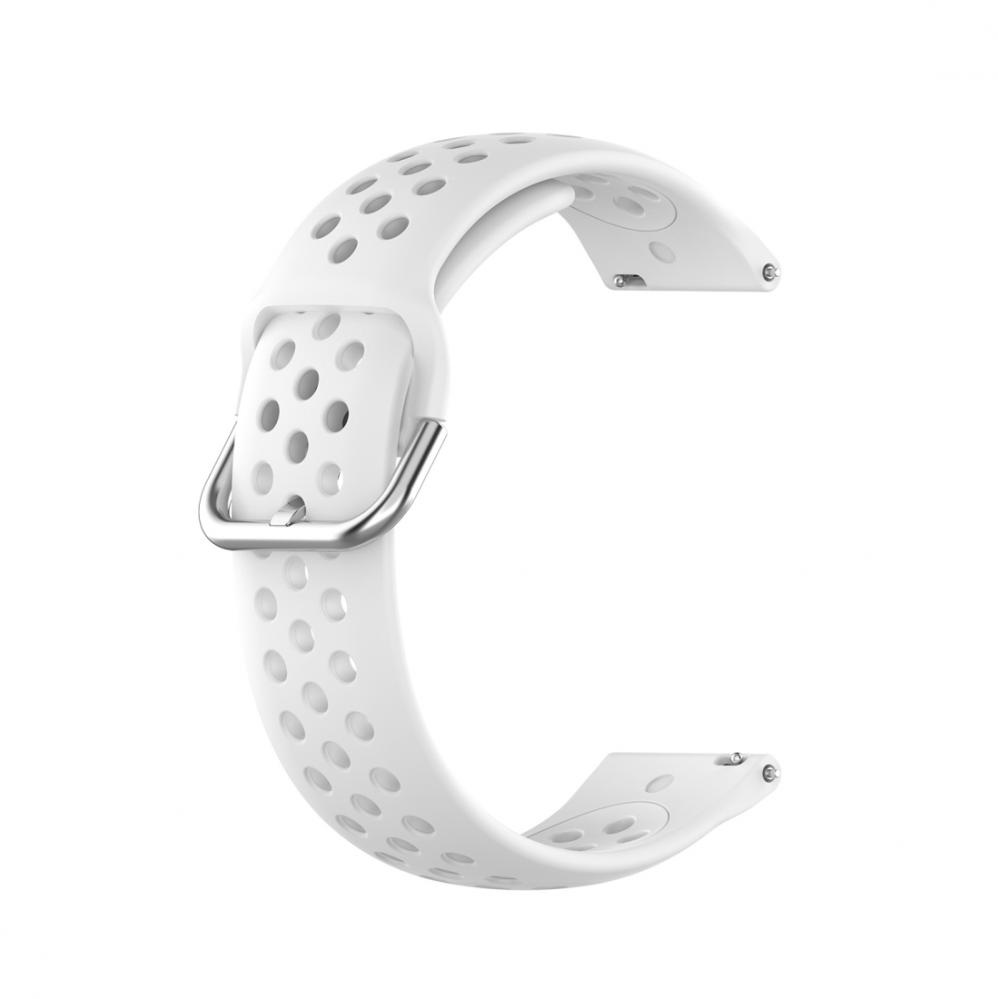 Silikonarmband för Smartwatch Vit 20mm Universal modell