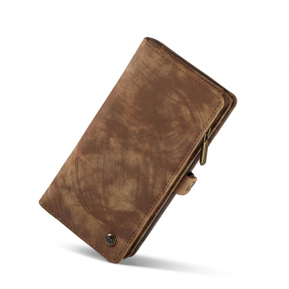  Plånboksfodral med magnetskal för iPhone 12/12 Pro Brun - CaseMe