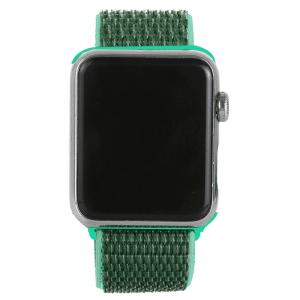  Nylonarmband Grön för Apple Watch 38/40/41mm med kardborreband