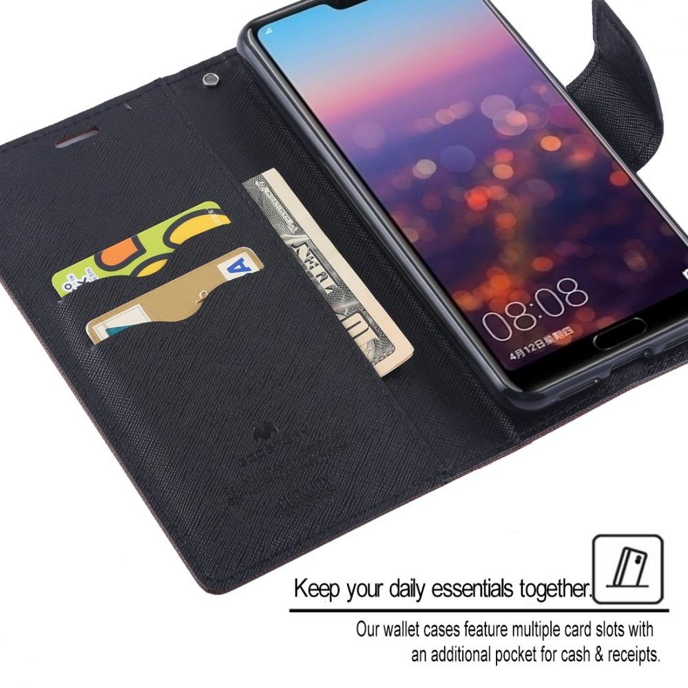  GOOSPERY Fr Huawei P20 Pro - Plnboksfodral med kortplatser av PU-lder