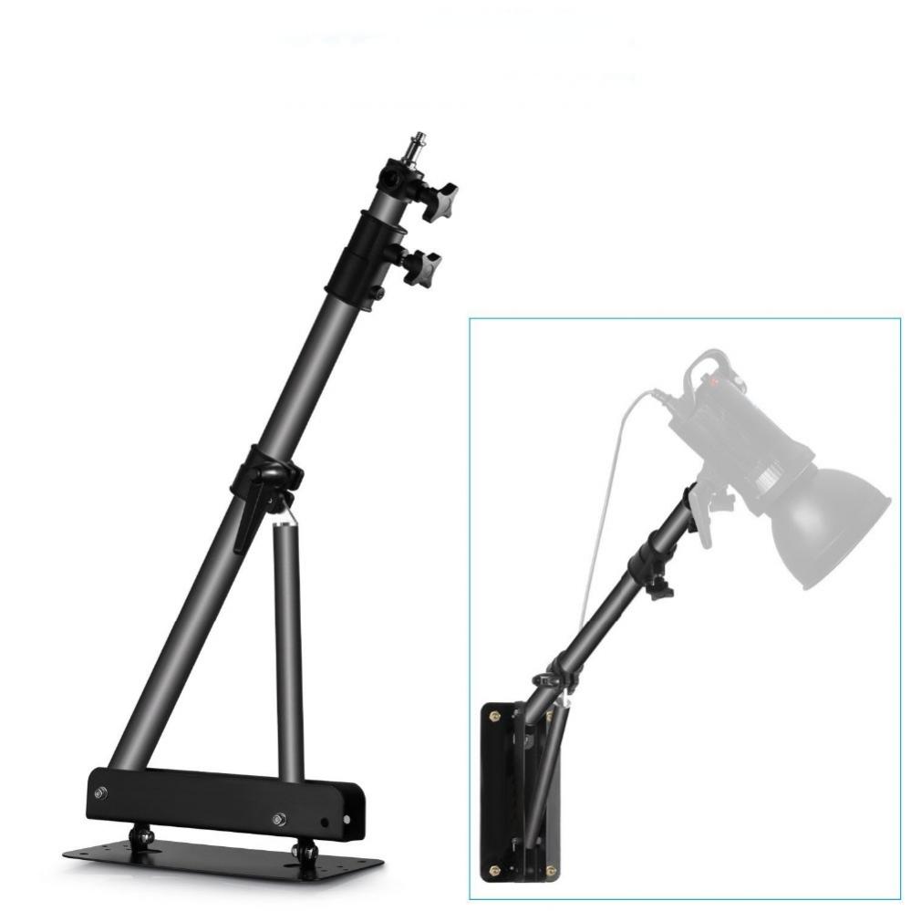  Vggmonterad arm med justerbar bom 100-180cm fr fotostudion