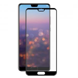  Skärmskydd med Svart ram för Huawei P20 av härdat glas