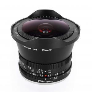  TTArtisan 7.5mm f/2.0 Fisheye-objektiv med ND1000-filter för Sony E