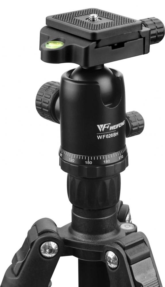  Weifeng WF-6627 Pro Kamerastativ 155cm med kulled